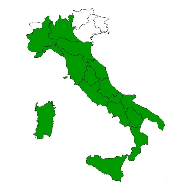 cartina italia job farm
